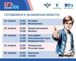 Рособрнадзор с 21 по 25 апреля организует онлайн-марафон для помощи выпускникам в подготовке к единому госэкзамену.